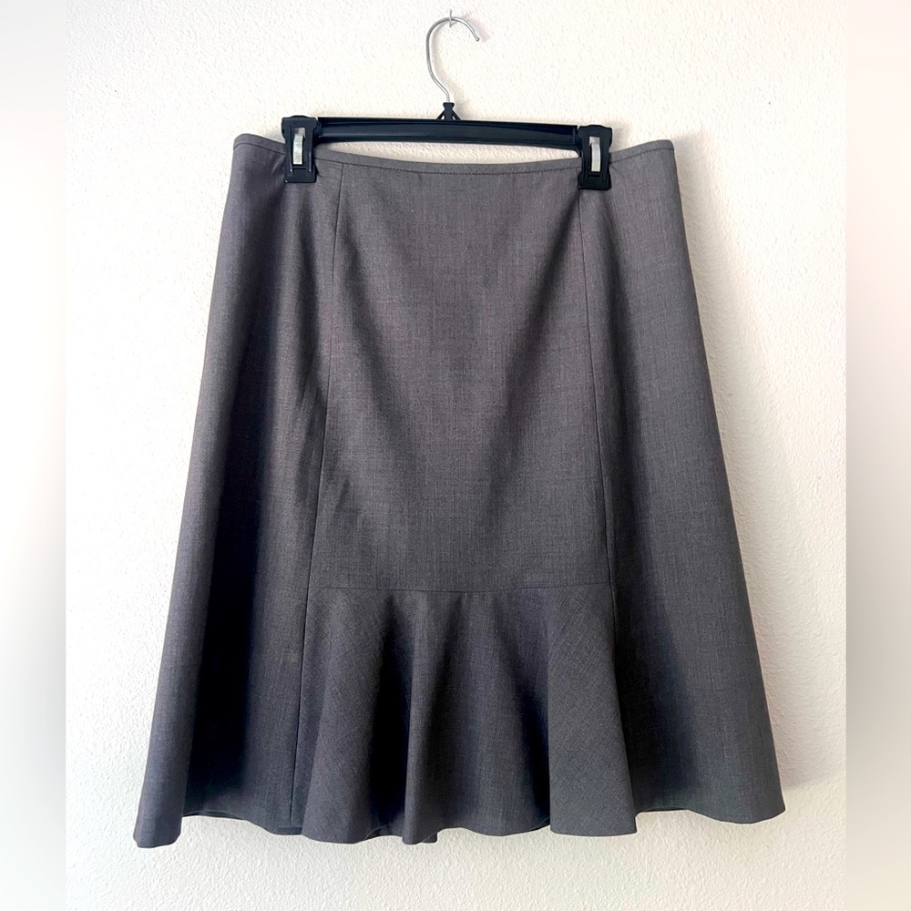 || NINE WEST || GREY SUIT SKIRT || TRUMPET SKIRT ||
